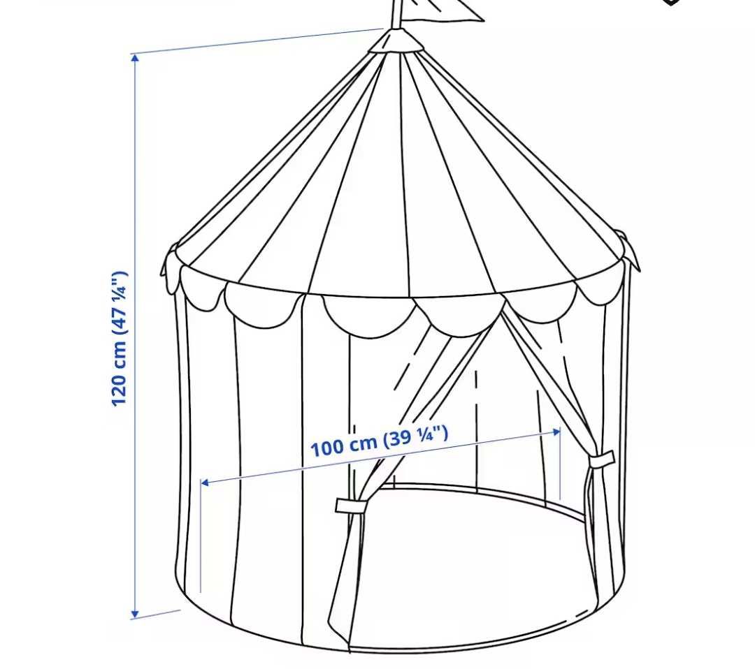 Vende-se tenda Ikea para criança