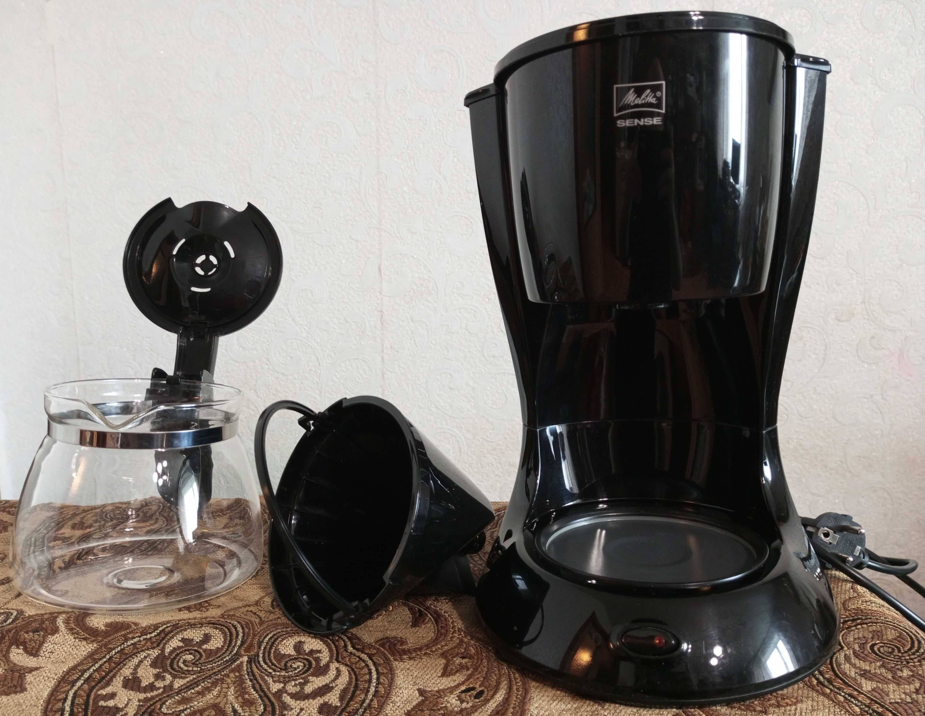 Кофеварка электрическая Melitta Sense, объем 1,25L + фильтры