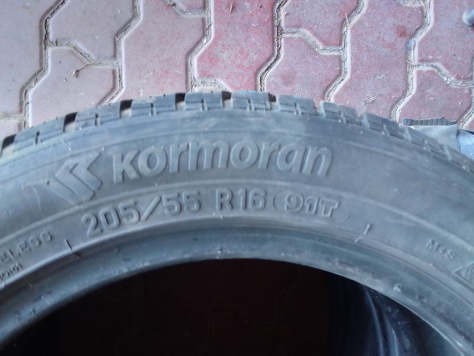 Cena za 2 Opony zimowe 205/55r16 KORMORAN 6mm