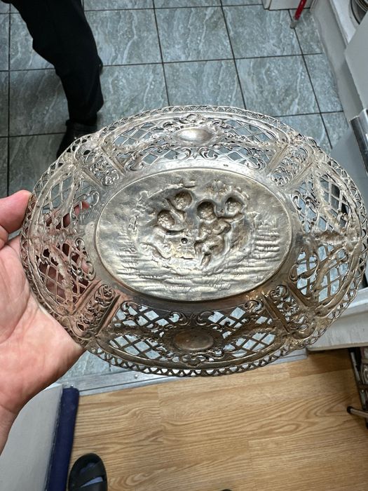 Серебро Блюдо Антикварное