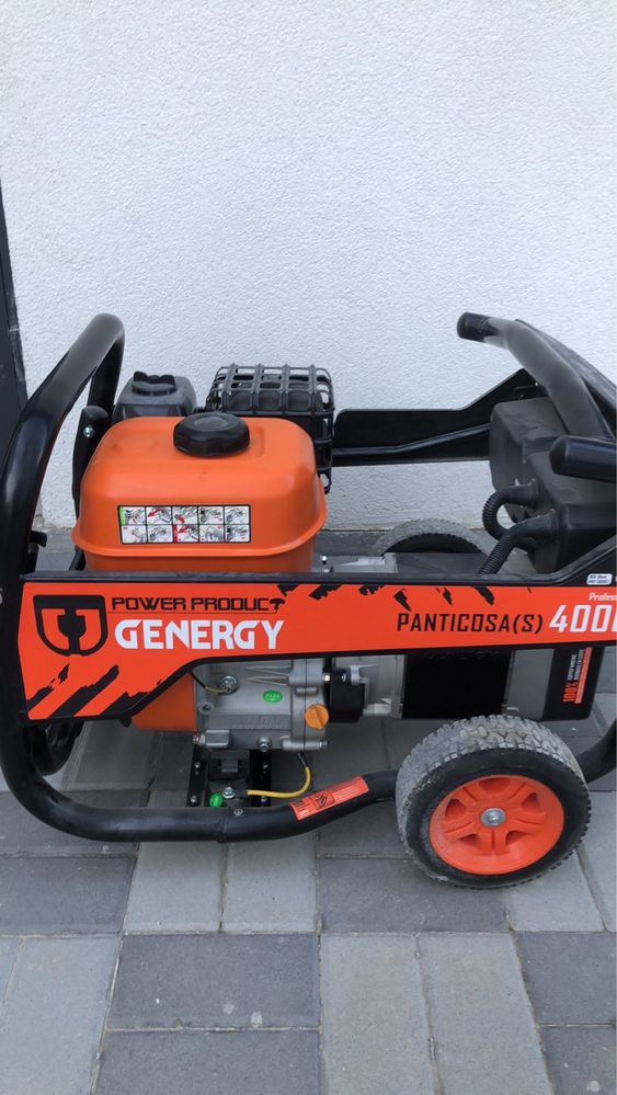 Генератор бензиновий Испания GENERGY PANTICOSA S 4 Квт
