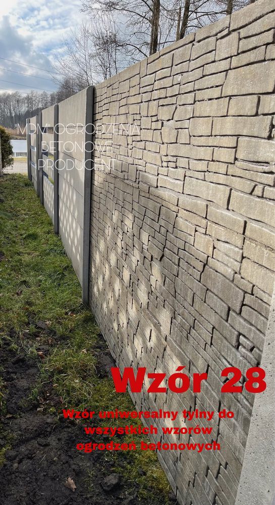 MDM OGRODZENIE betonowe słupki betonowe do siatki leśnej  producent