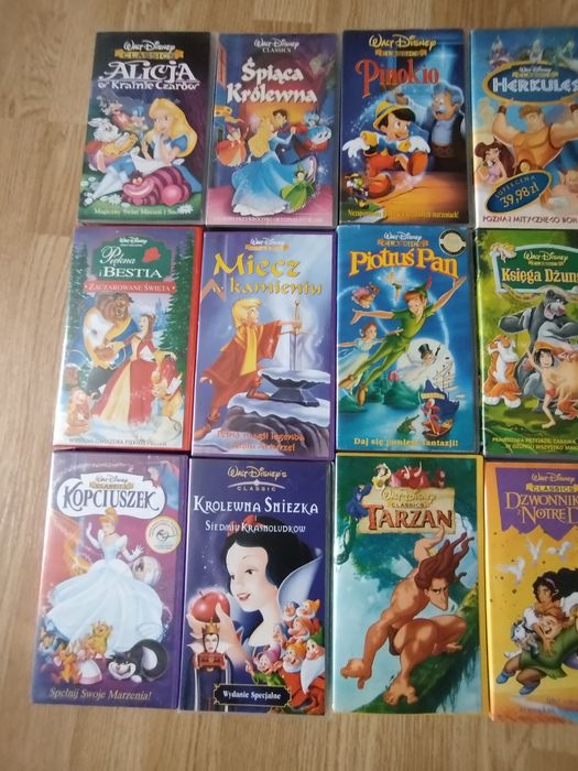 Kasety VHS disney