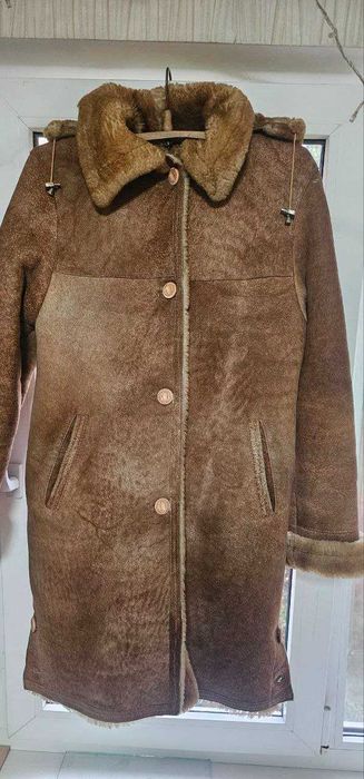 Тёплая дублёнка из натуральной овчины