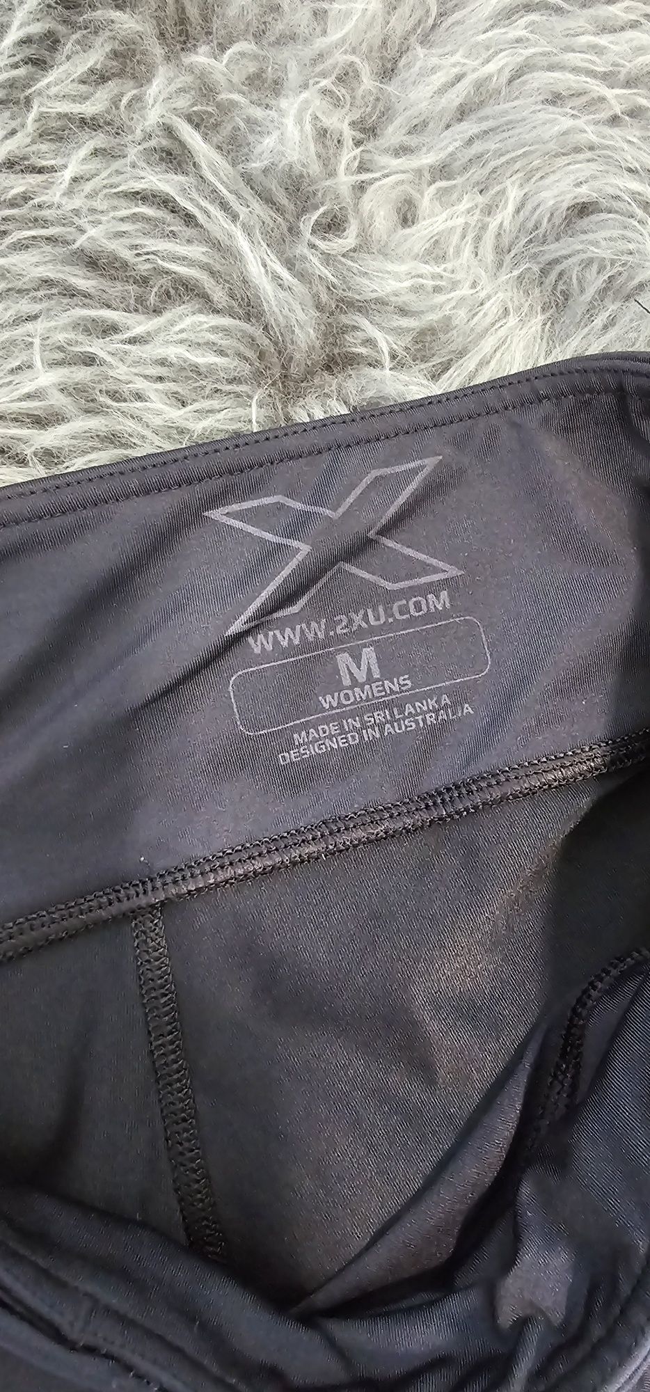Legginsy getry 2xu czarne Rozmiar m 38
