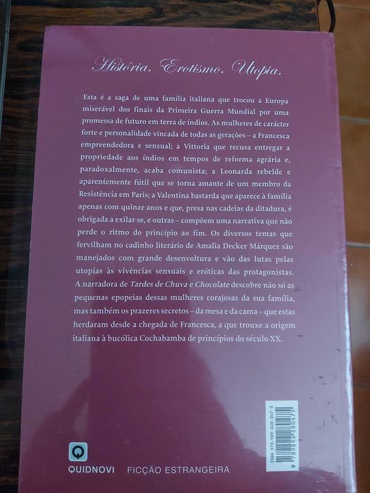 Tardes de chuva e chocolate c/ portes incluídos
