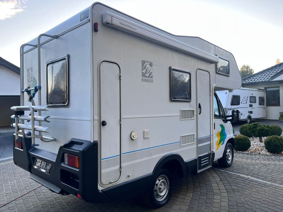 Kamper Fiat Ducato Knaus zadbany 4 osoby sprowadzony