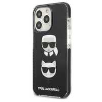 Etui Karl Lagerfeld Karl&Choupette do iPhone 13 Pro 6,1", Czarny