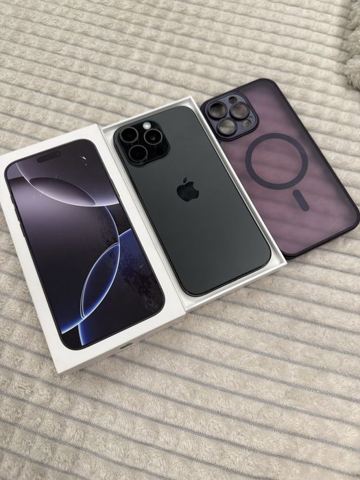 100% батарея iPhone 16 Pro Max 512 GB, з гарантією, фізична SIM