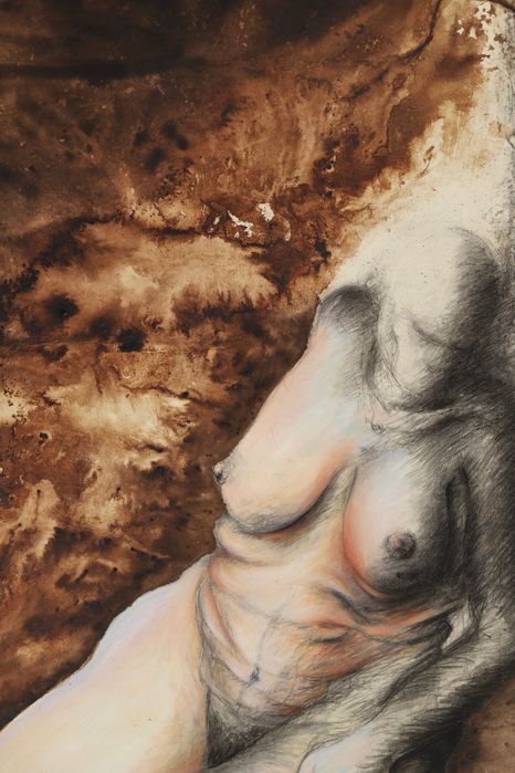 Pintura da artista Cristina Lima