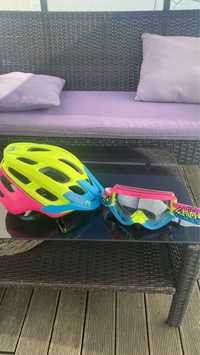 Shred kask Short Stack + gogle Shred