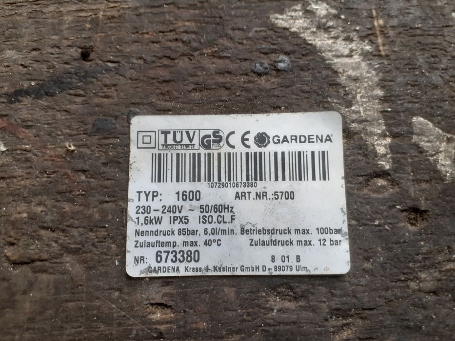 Silnik Myjka Gardena 1600  Zobacz!!!