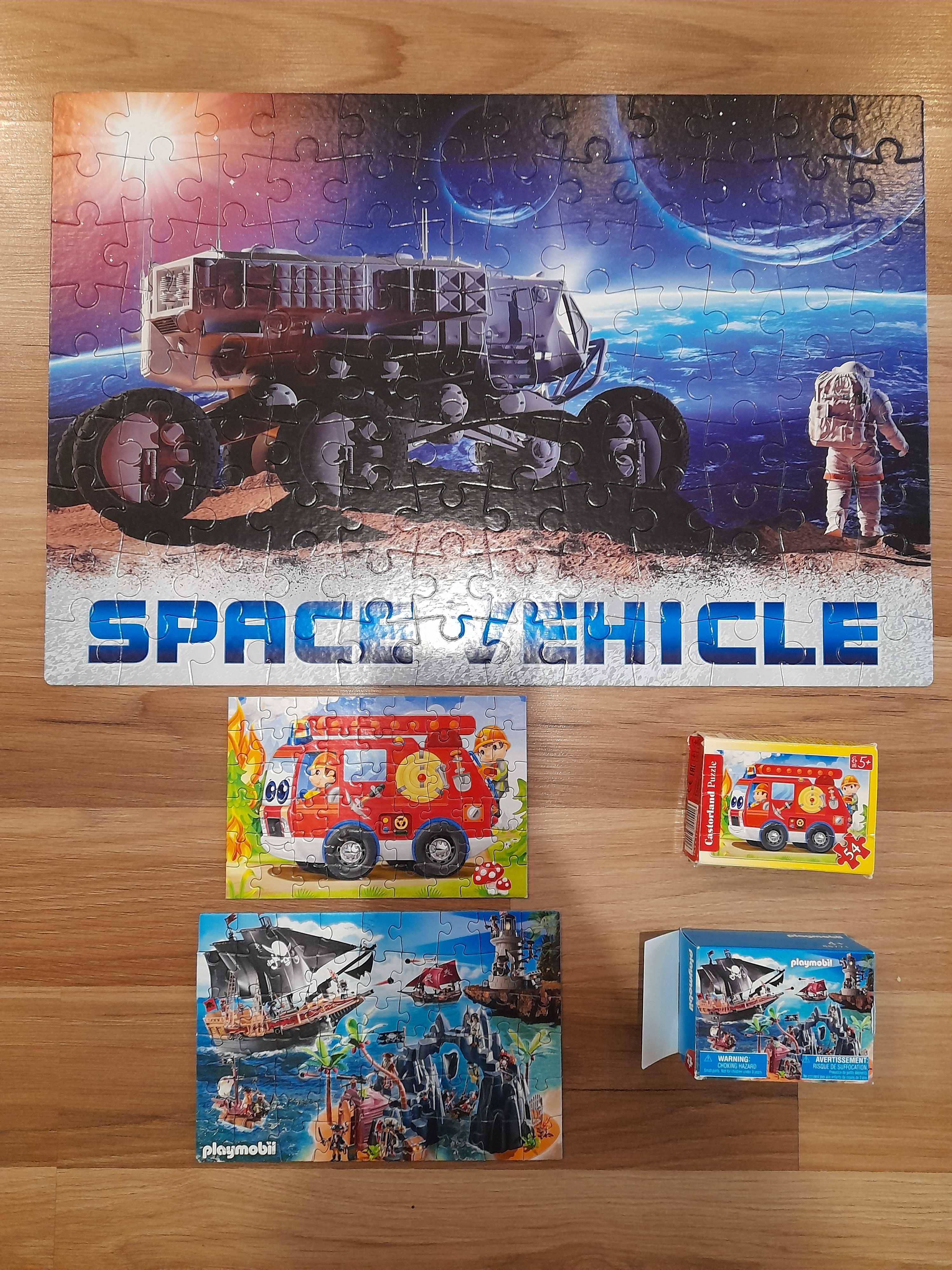 Puzzle dla chłopca - 108 szt. oraz 2 x mini puzzle 54 szt.