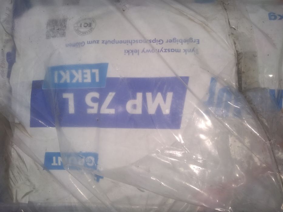 Tynk gipsowy maszynowy MP75 L, Diamond, Nida Alfa, Zeta, 651T 30 kg