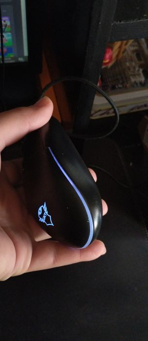 Rato gamer com led RGB