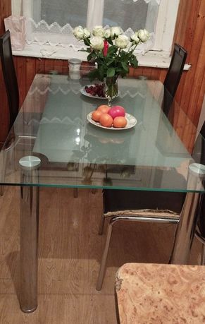 Stół Szklany bez krzesełek