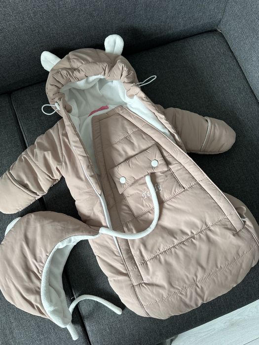 Дитячий комбінезон "Панда", комбінезон мішок, комбінезон весна осінь