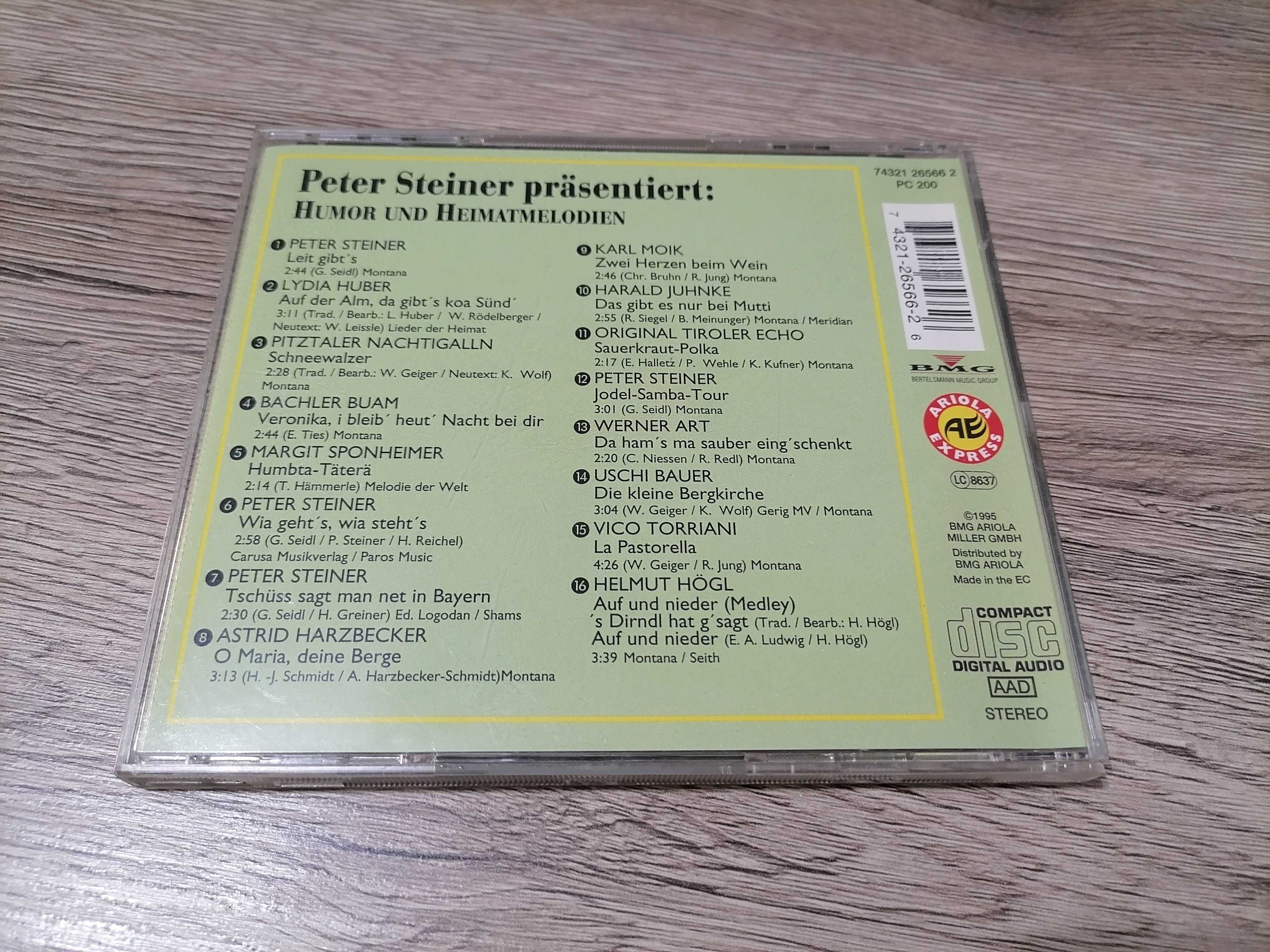 Peter Steiner prasentiert - Humor und Meimatmelodien CD