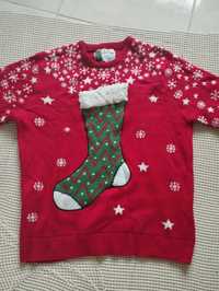 Рождественская новогодний свитер, размер 50-52. Унисекс
