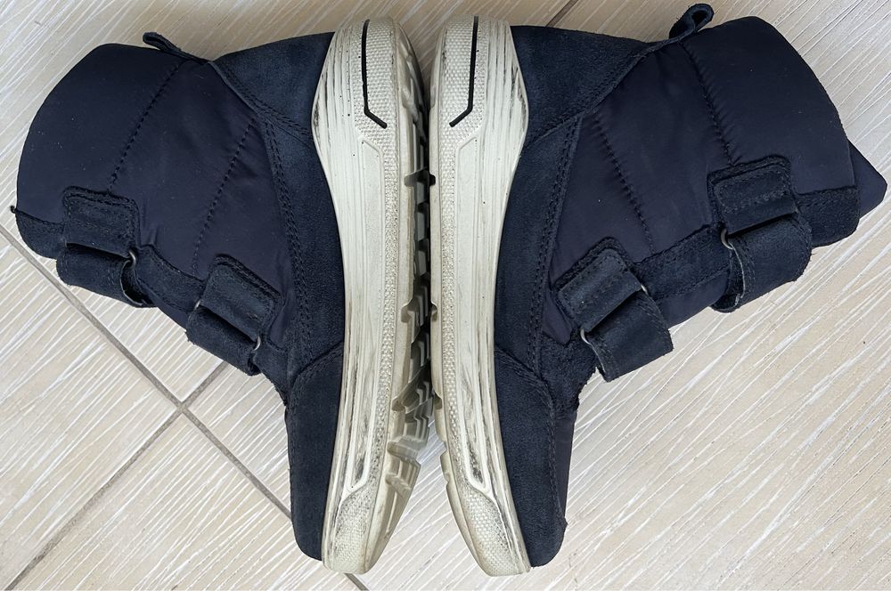 ECCO URBAN SNOWBOARDER ботинки зимние р36 ст23,2 синие девочк мальчик
