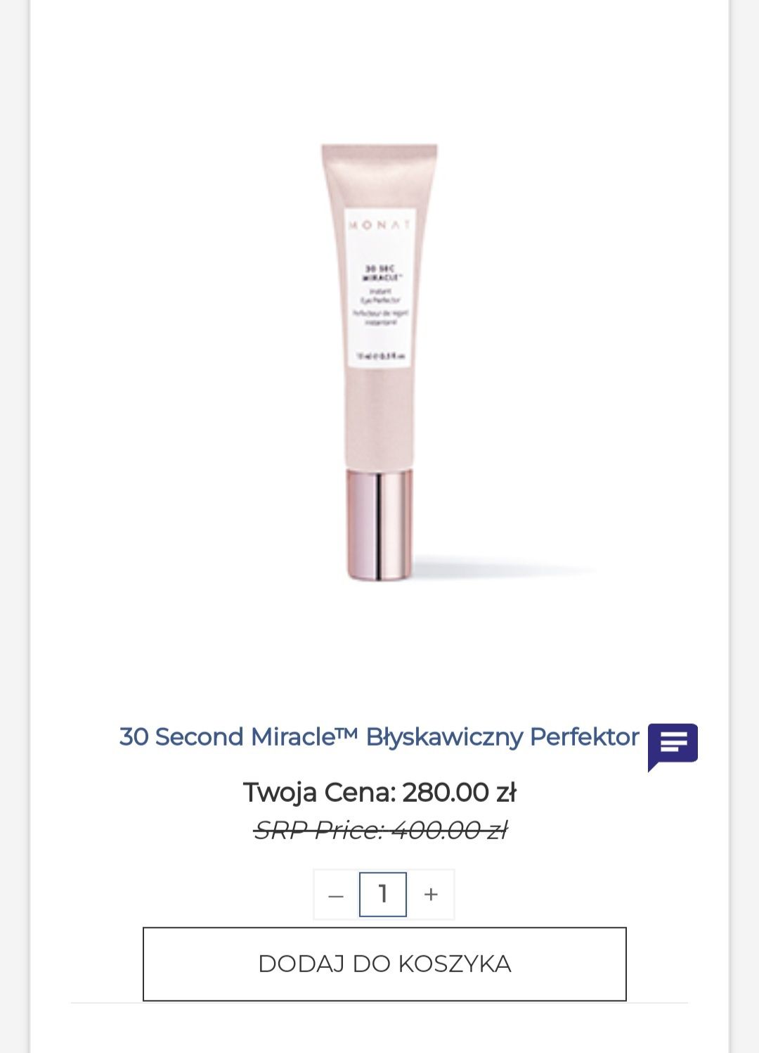 30 second miracle MONAT