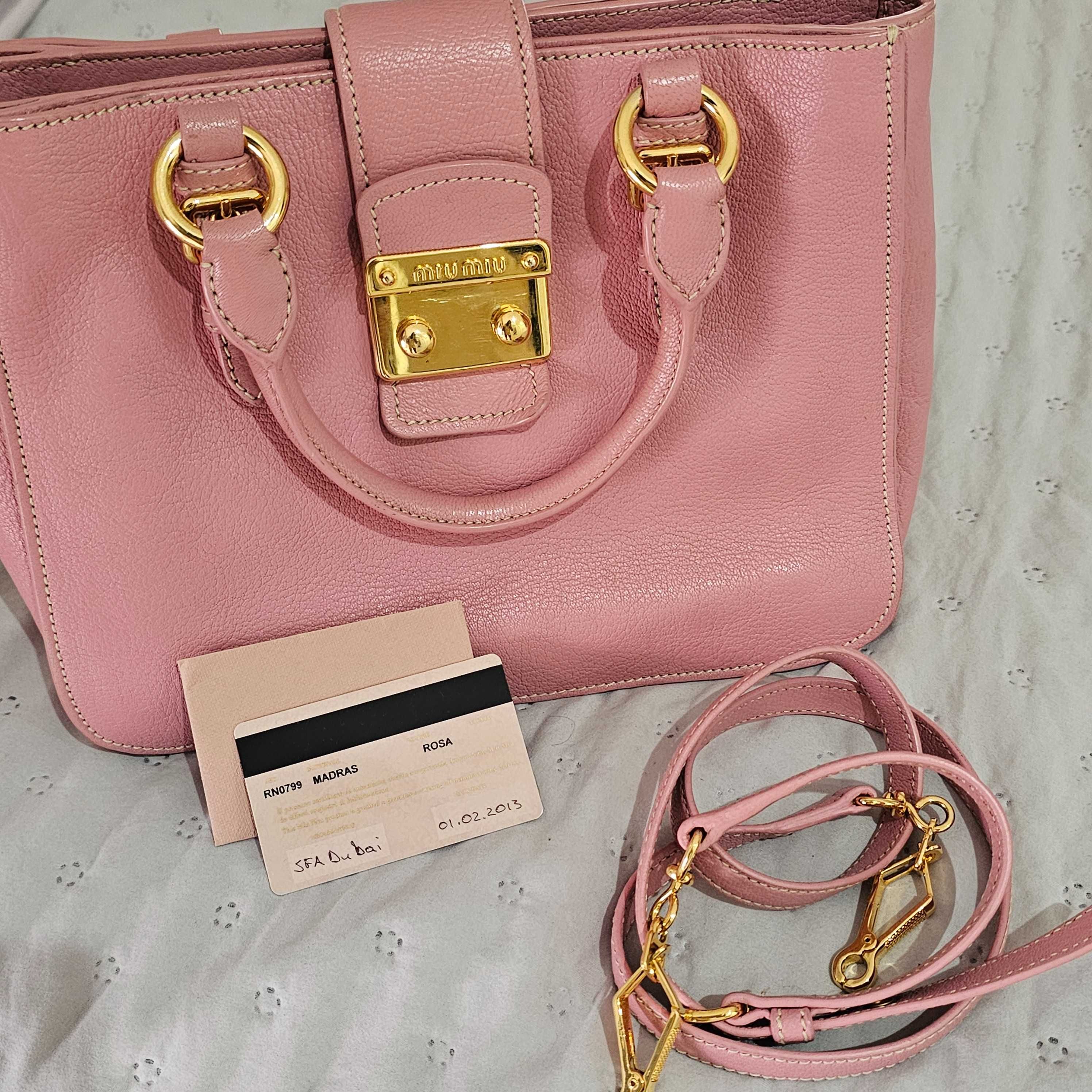 Carteira Rosa Miu Miu