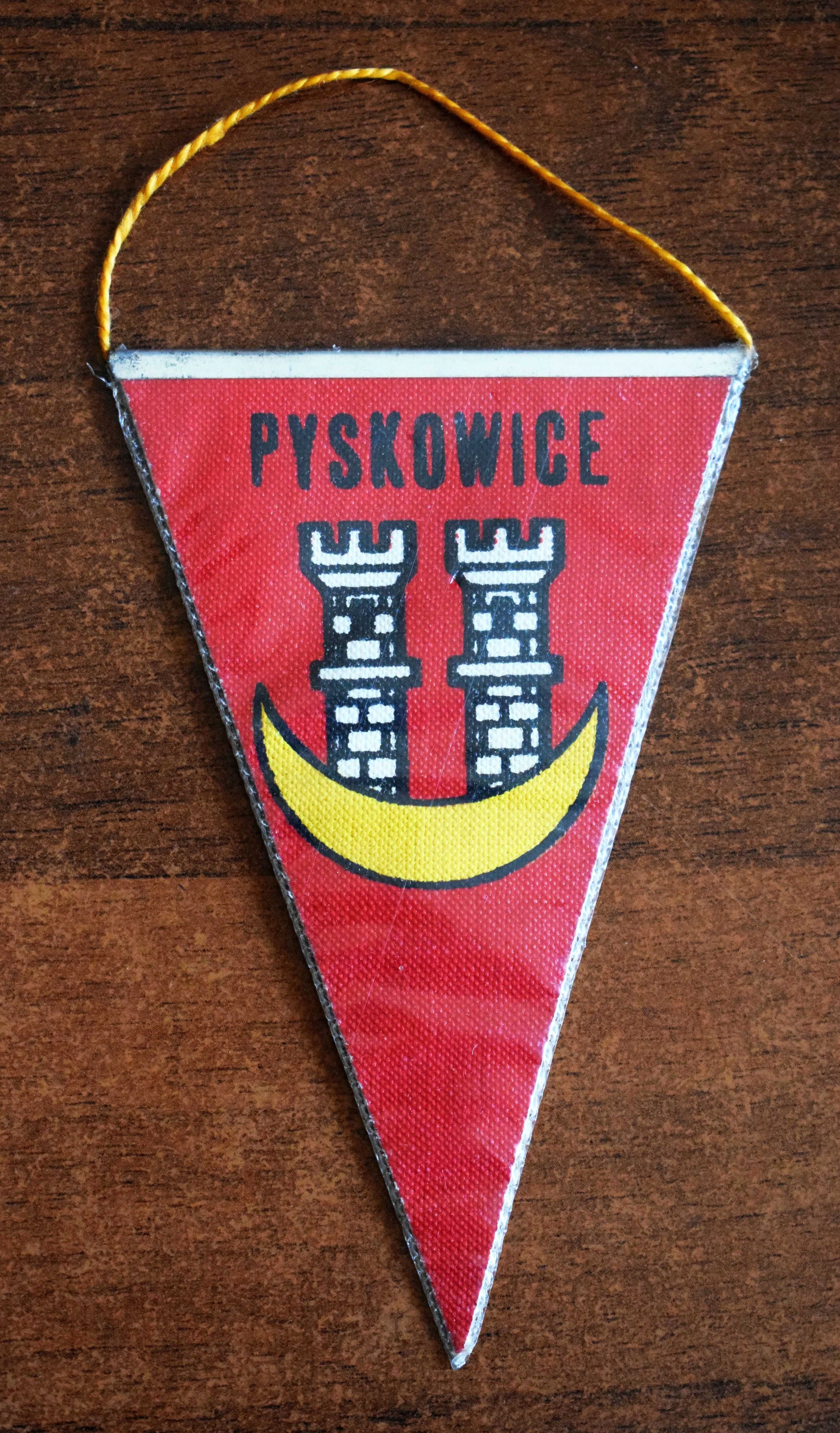 Proporczyk Pyskowice, PTTK Foto-Pam, 10 x 6,6 cm, bardzo dobry stan