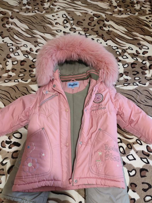 Зимовий комбінезон Danilo для дівчинки 4-5 років, зріст 104-110
