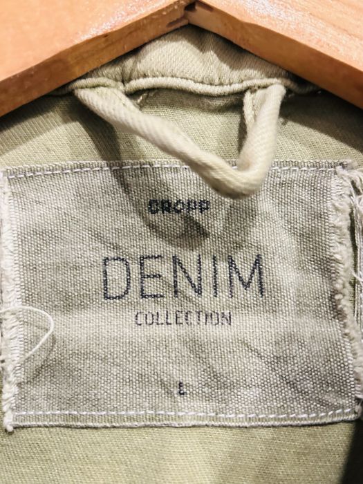 Kurtka dżinsowa ramoneska zielona L