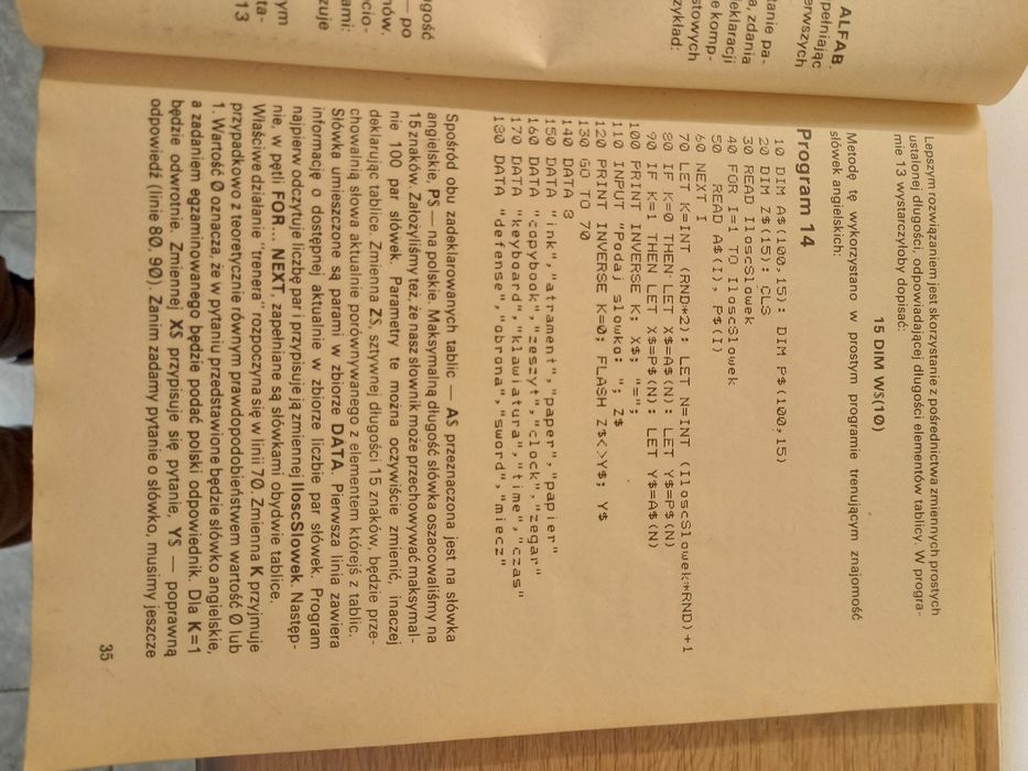 Książka  ZX Spectrum