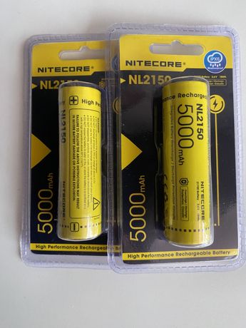 Акумулятор 21700 (5000mAh) Nitecore NL2150
