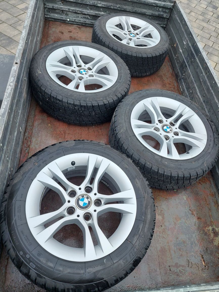 felgi alusy alufelgi kola bmw 5x120 16" z oponami e46 e87 e90 205/55 z