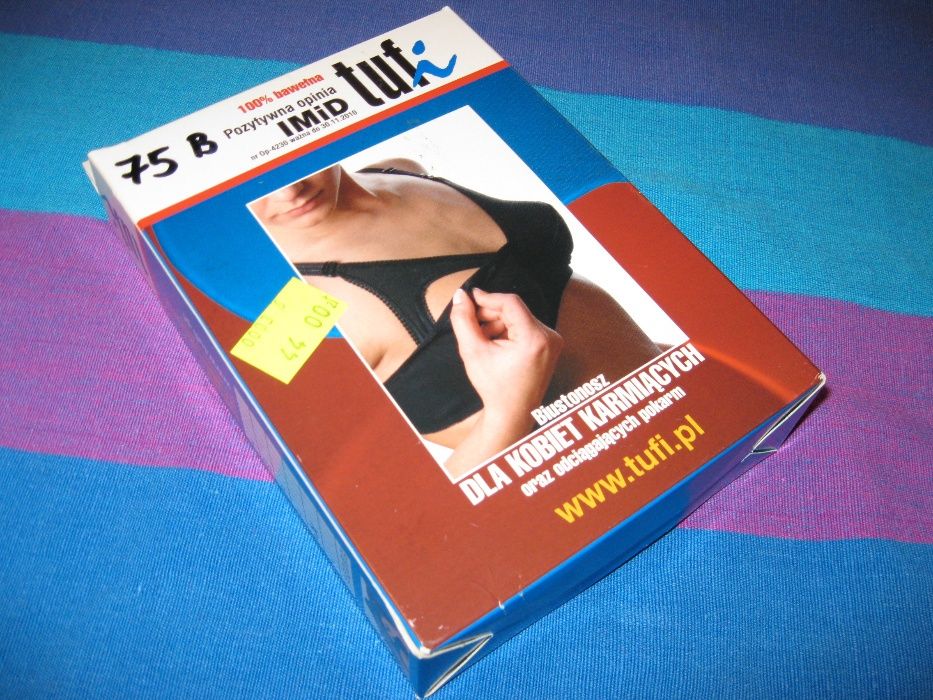 Biustonosz dla karmiącej mamy 75 B -nowy