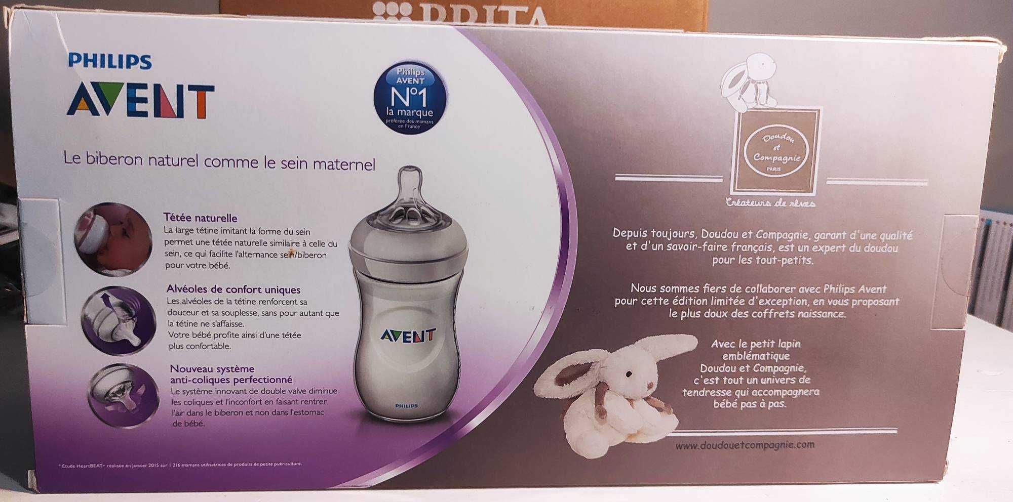 Zestaw 6 butelek dla niemowląt Philips AVENT Natural + Maskotka