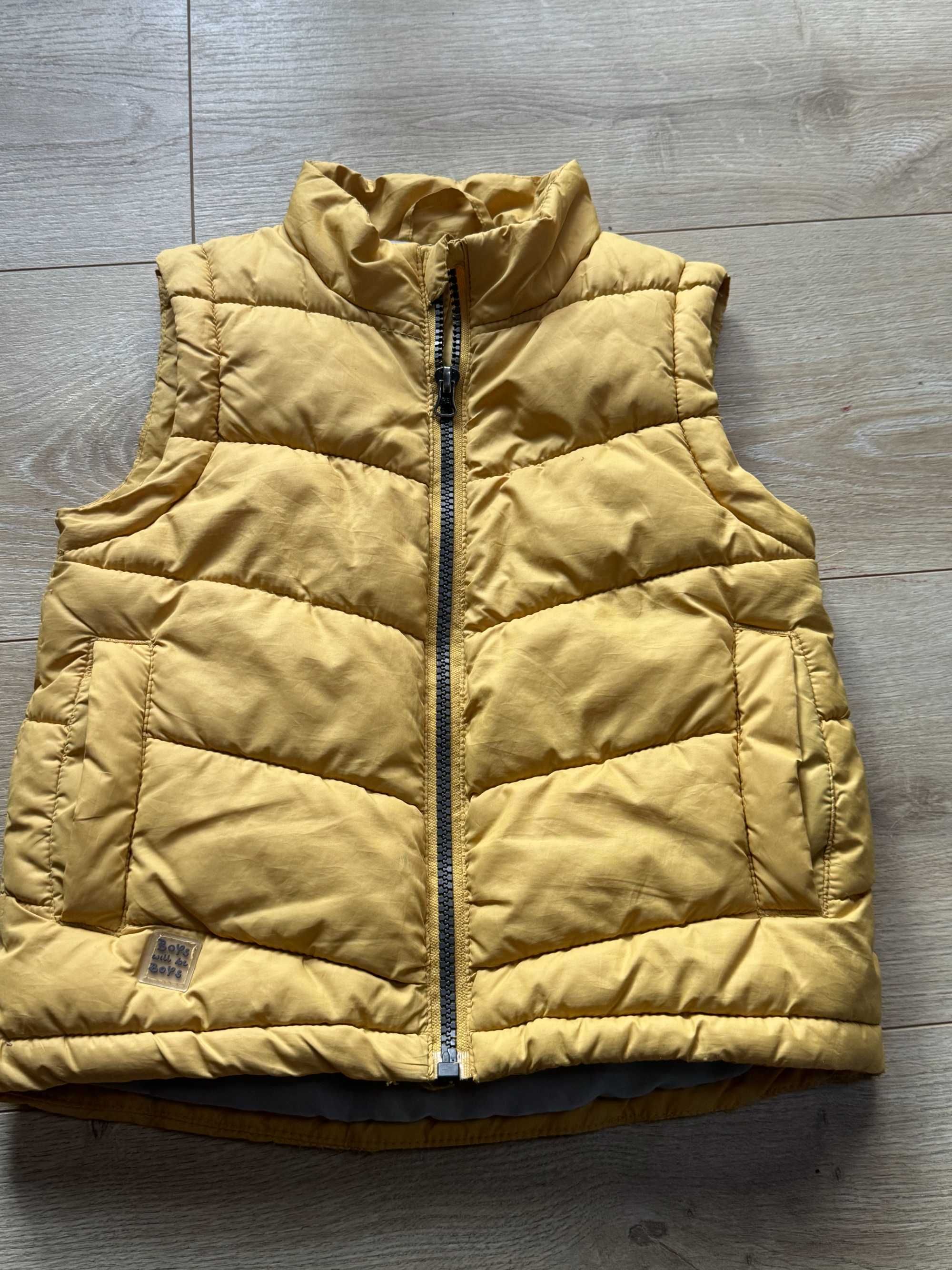 Żólta kamizelka pikowana bezrekawnik reserved unisex