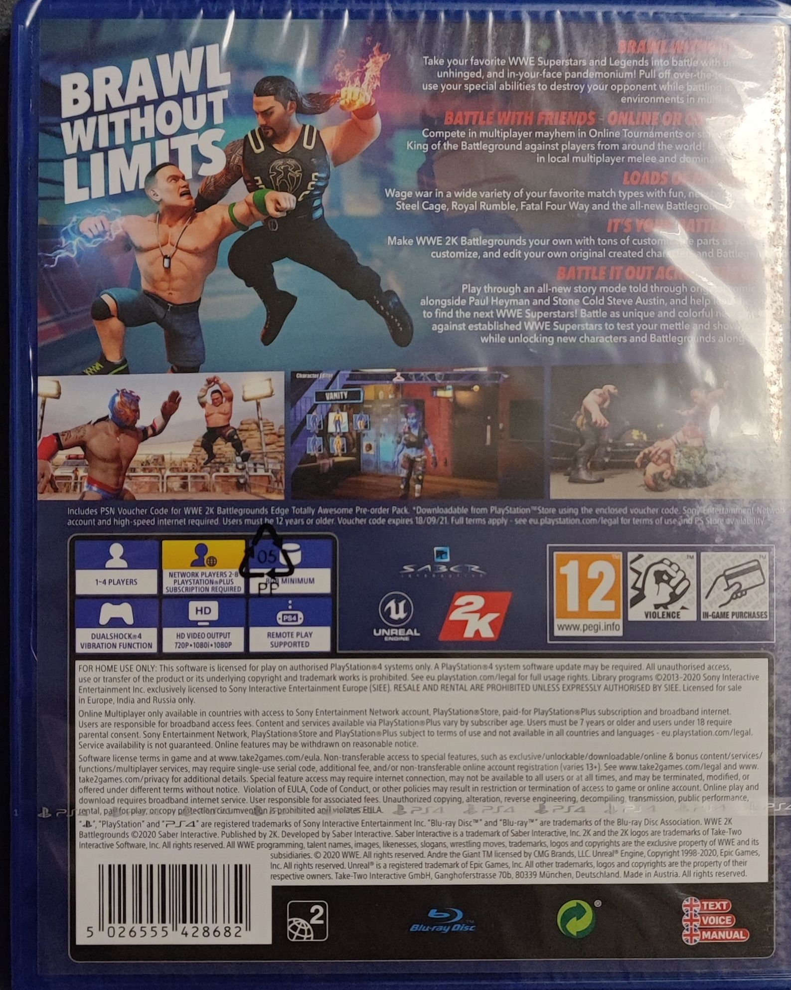 Wwe 2K Battlegrounds Ps4/Ps5