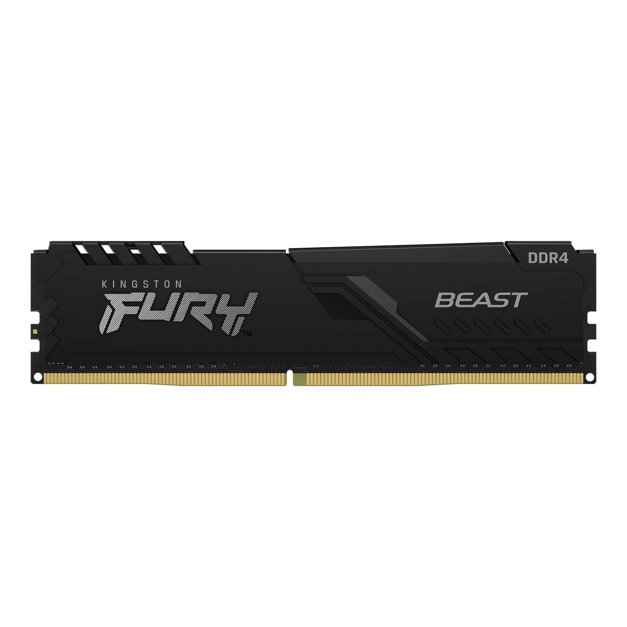 Новый модуль памяти Kingston FURY Beast DDR4 2666MT/s  8GB (1x8GB)