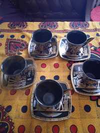 Чашки и тарелки с египетской тематикой