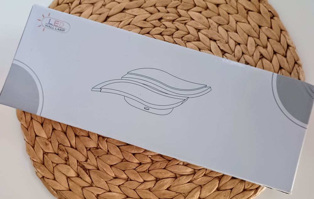 NOWY DESIGNERSKI Kinkiet LED 20W | Biały, Nowoczesny