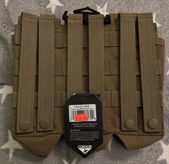 Підсумок потрійний Condor Triple AR/AK Mag (MA33-498) Coyote