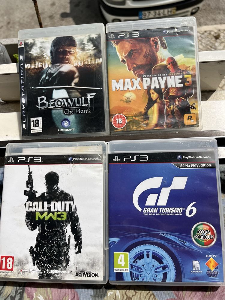 PS3+2 Comandos+Jogos