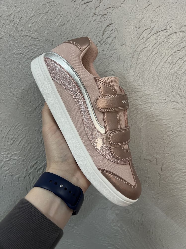 Оригінал! Дитячі/підліткові Кросівки Geox Djrock Trainer Rose (25.4)
