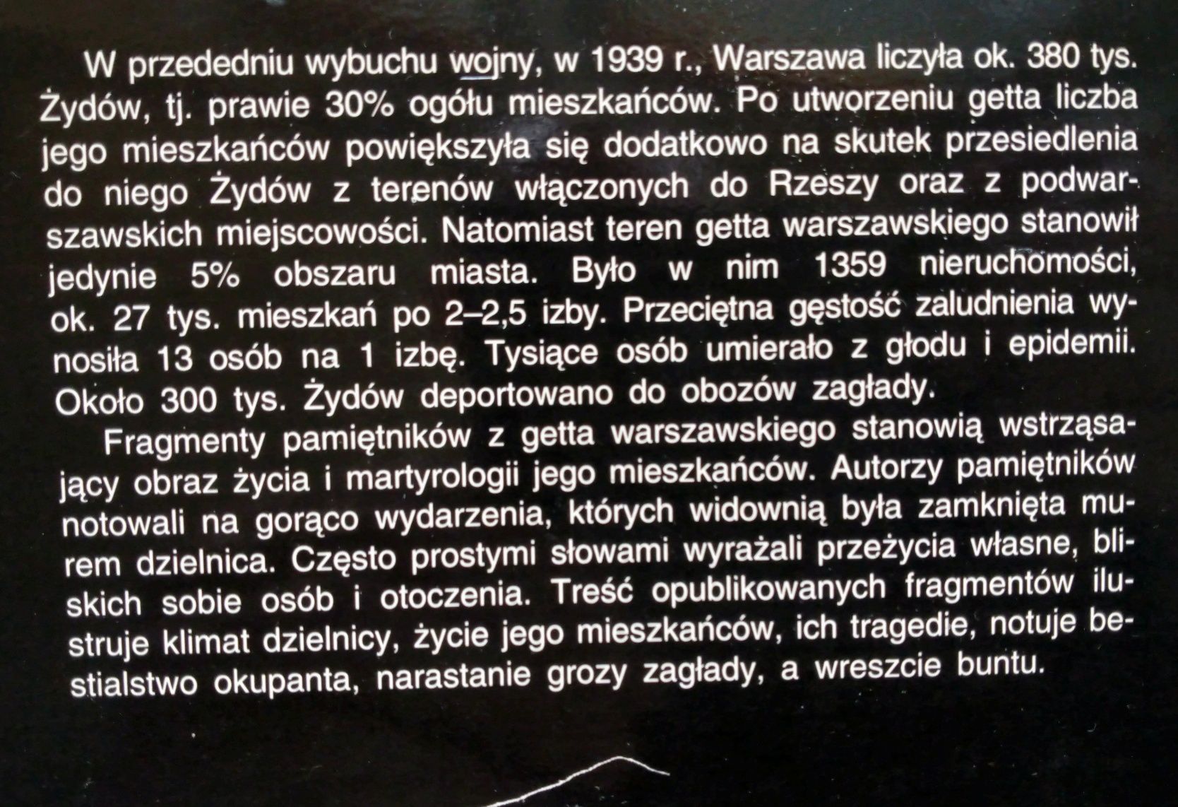 Pamiętniki z getta warszawskiego. M. Grynberg