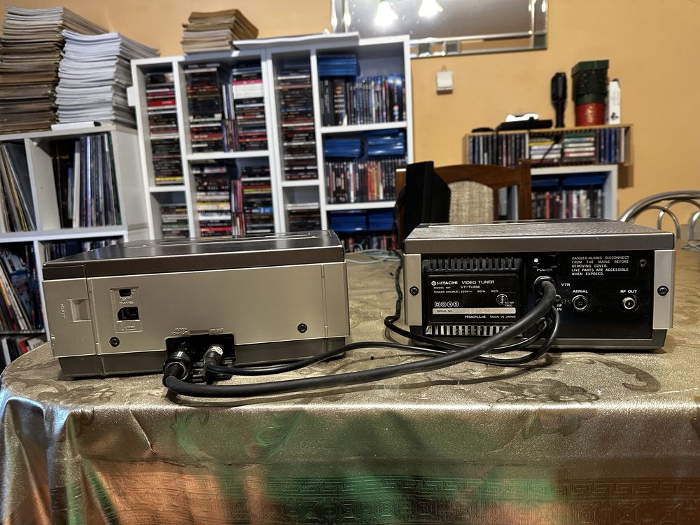 magnetowid + video timer ,,HITACHI  VT- 6500E + VT-TU65E"