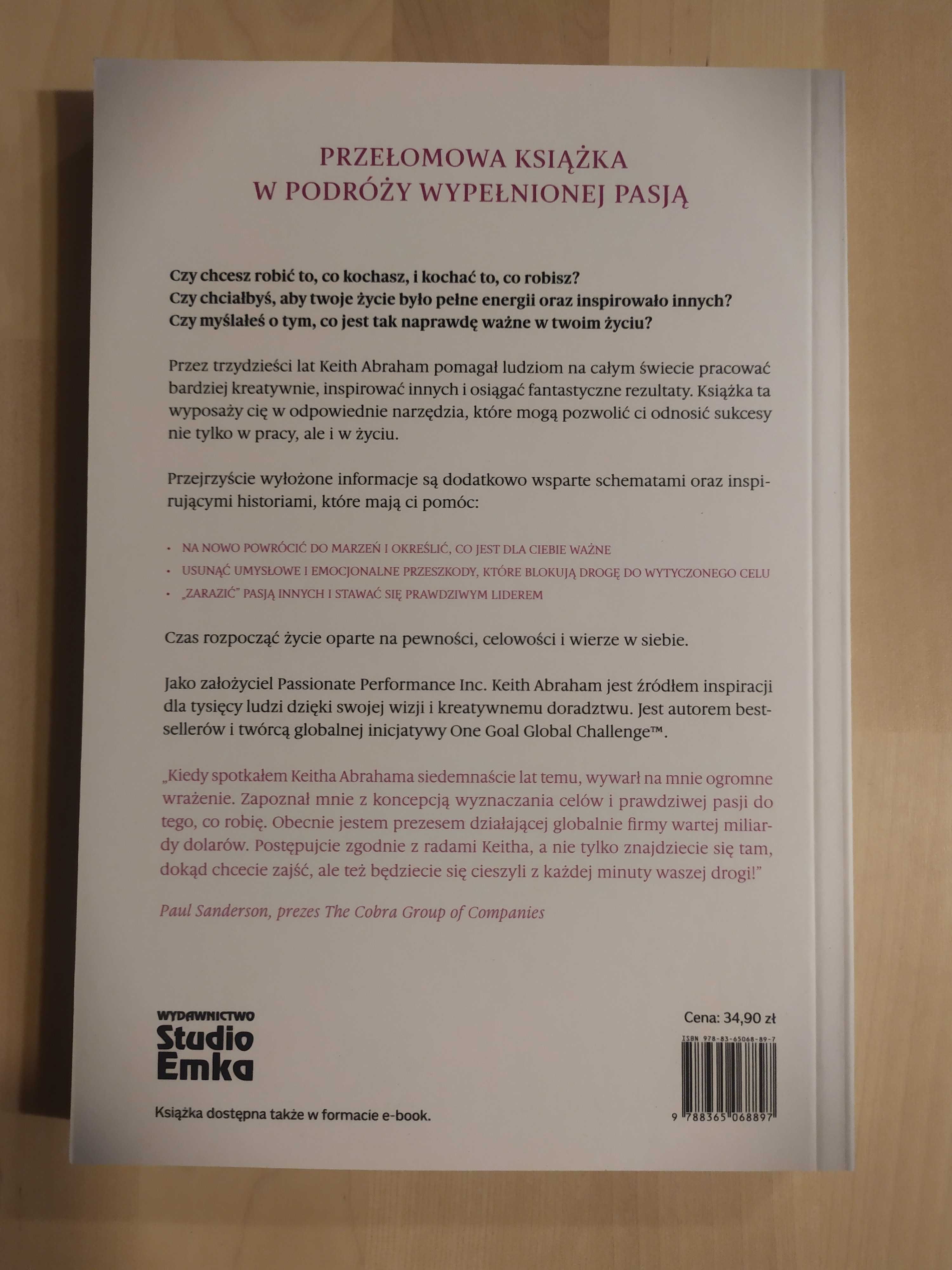 Zaczyna się od pasji - Keith Abraham WYSYŁKA W 24H