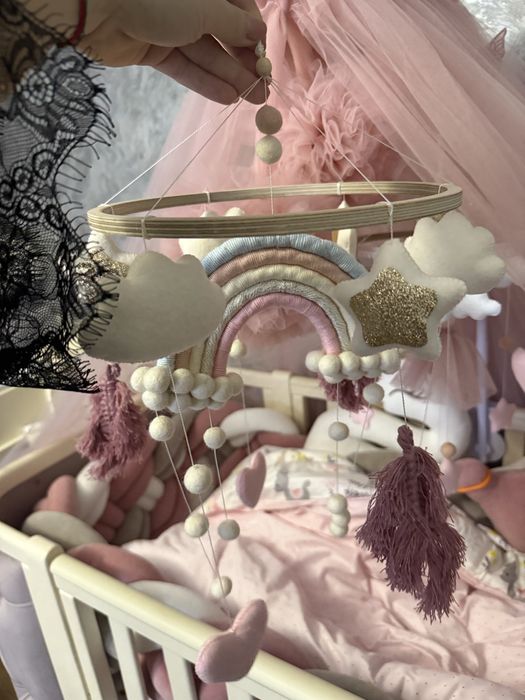 Дитячий мобіль для ліжка ручної роботи Handmade