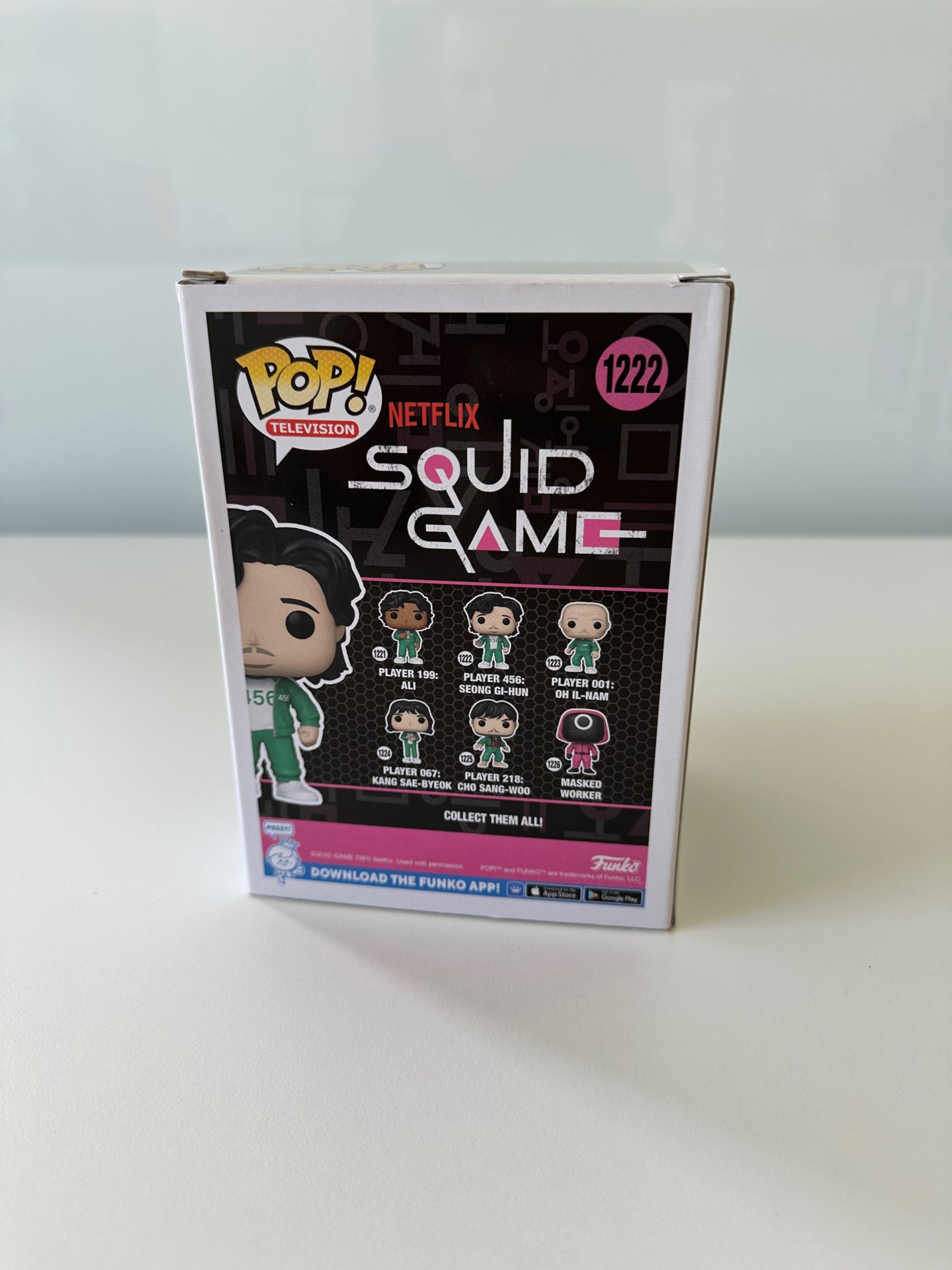 Funko Pop Player 456: Song Gi-Hun 1222 Squid Game
