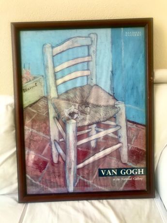 Poster com moldura Vicent Van Gogh Nation Gallery grande