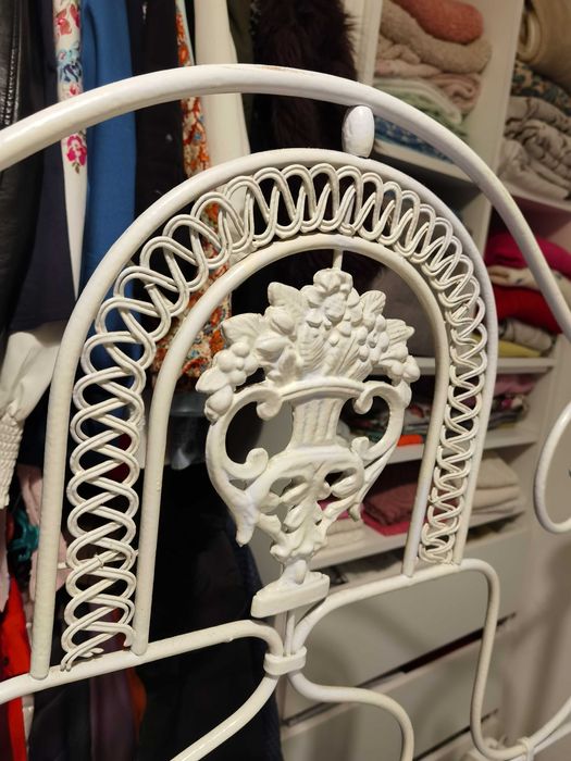 Cama de ferro antiga 120x200