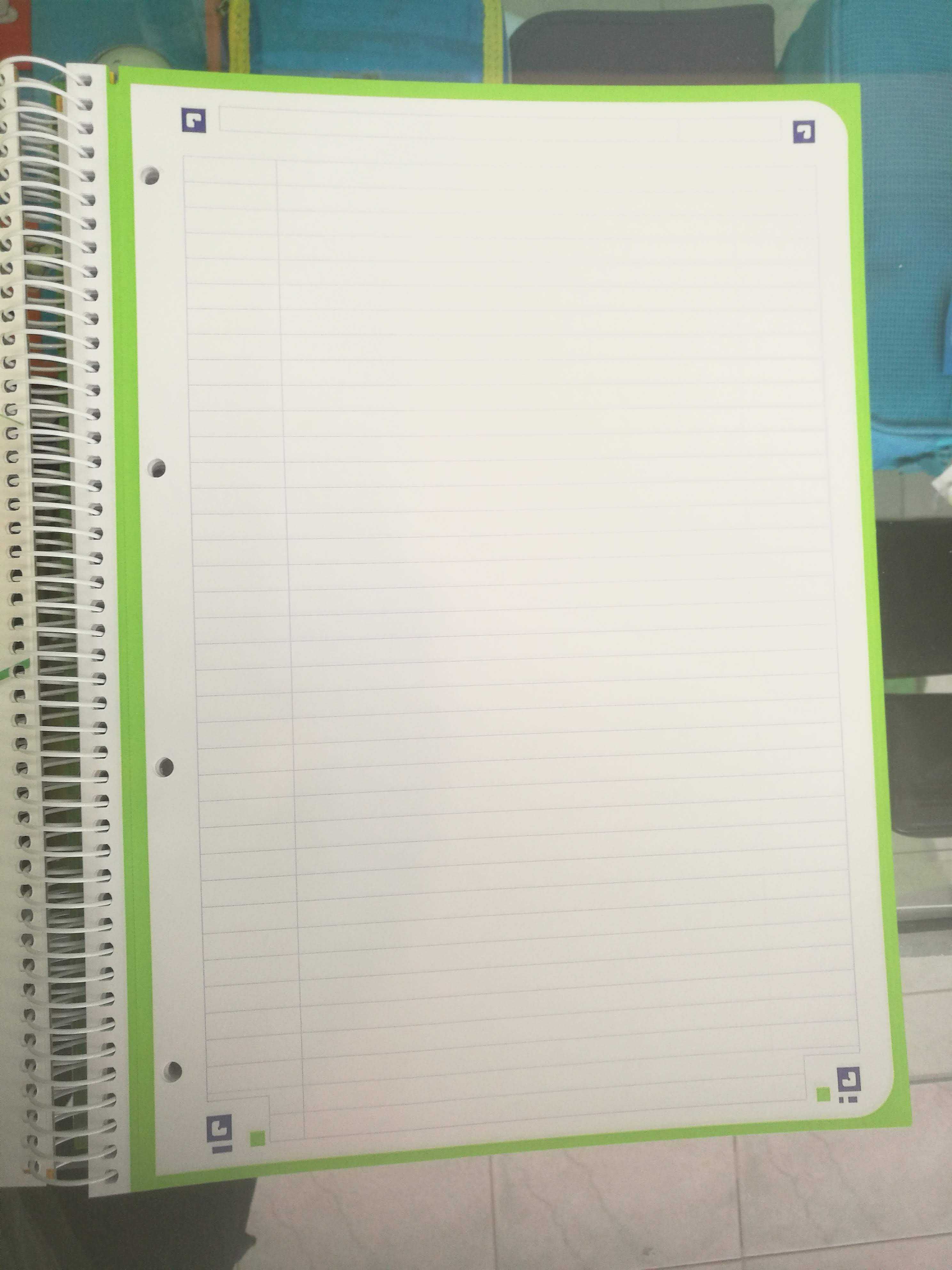 Caderno A4 Capa Dura Espiral Oxford Pautado 120 Folhas